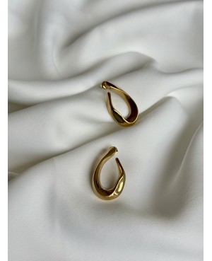 Sculptural Gold Earrings