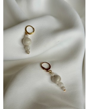 Natural Stone Earrings –...