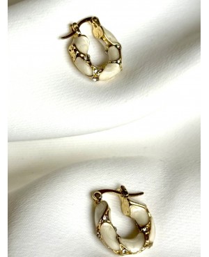 Hoop Earrings – Tri-Color...