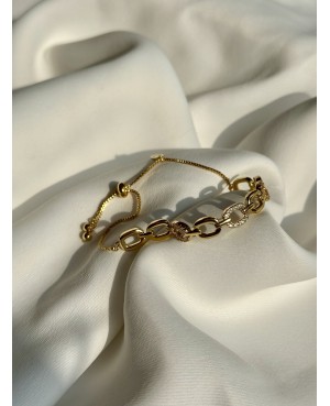 "Golden Links" Bracelet