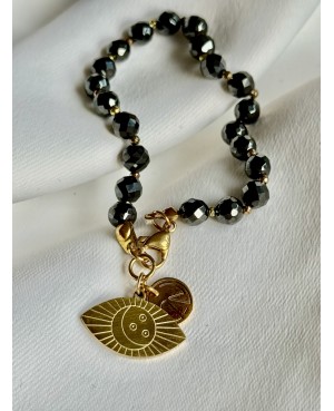 "Mystic Eye" Hematite Bracelet