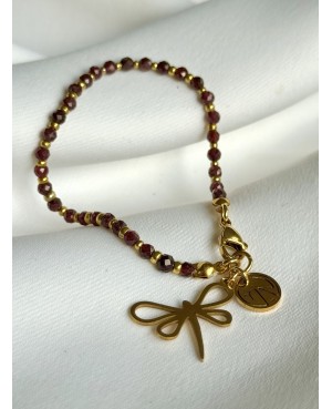 "Dragonfly Garnet" Bracelet...