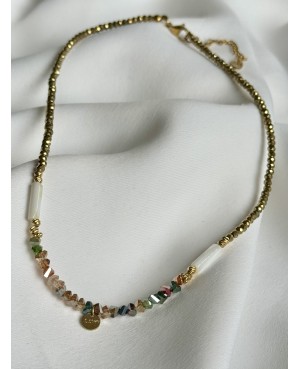 Hematite and Bead Necklace