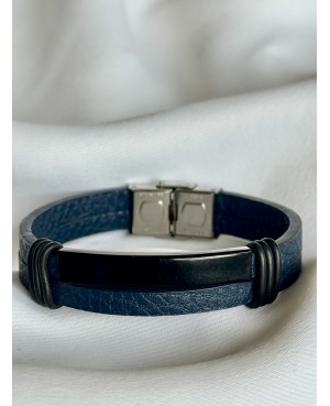 "Navy Steel" Bracelet –...
