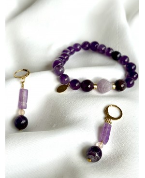 Amethyst Jewelry Set –...