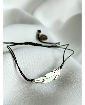 Feather Charm Bracelet –...