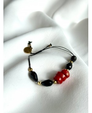 Red Coral and Black Onyx...