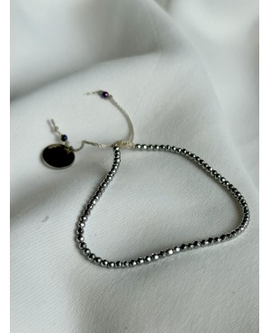 Hematite Bracelet on an...