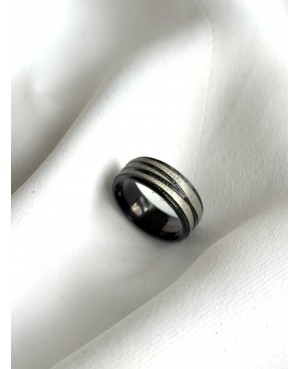 Men's Steel Ring with...