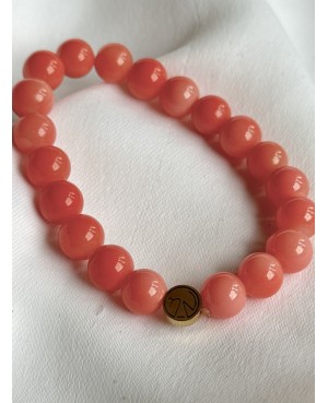 Synthetic Coral Bracelet –...