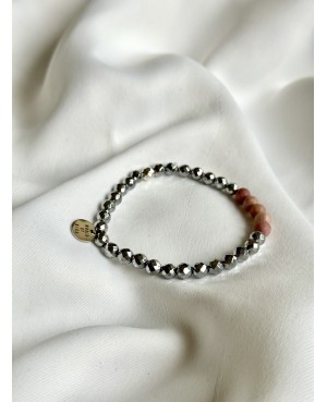 Hematite and Rhodonite...