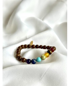 Bransoletka z drewna i...