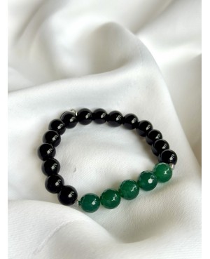 Onyx and Green Agate...