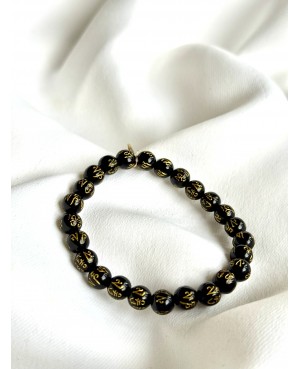 Wooden Bead Bracelet with...