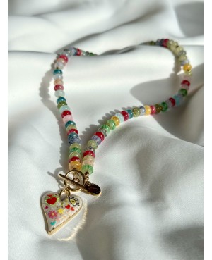 Colorful Necklace with a...