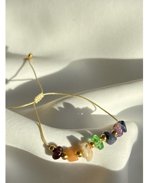 "Rainbow Stones" Bracelet –...